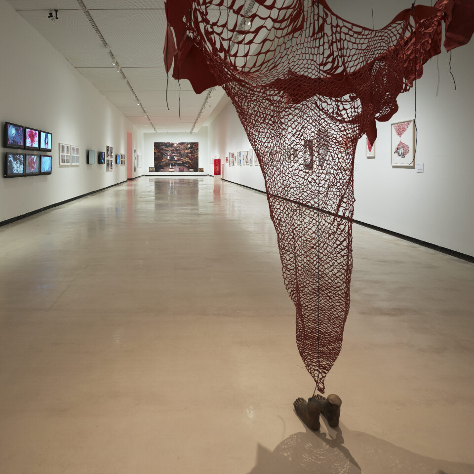 Chiharu Shiota. My House is your House. Azkuna Zentroa