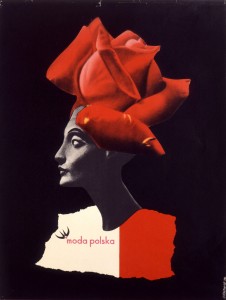 Roman Cieslewicz. Moda Polska, 1959. Museum für Gestaltung, Zürich