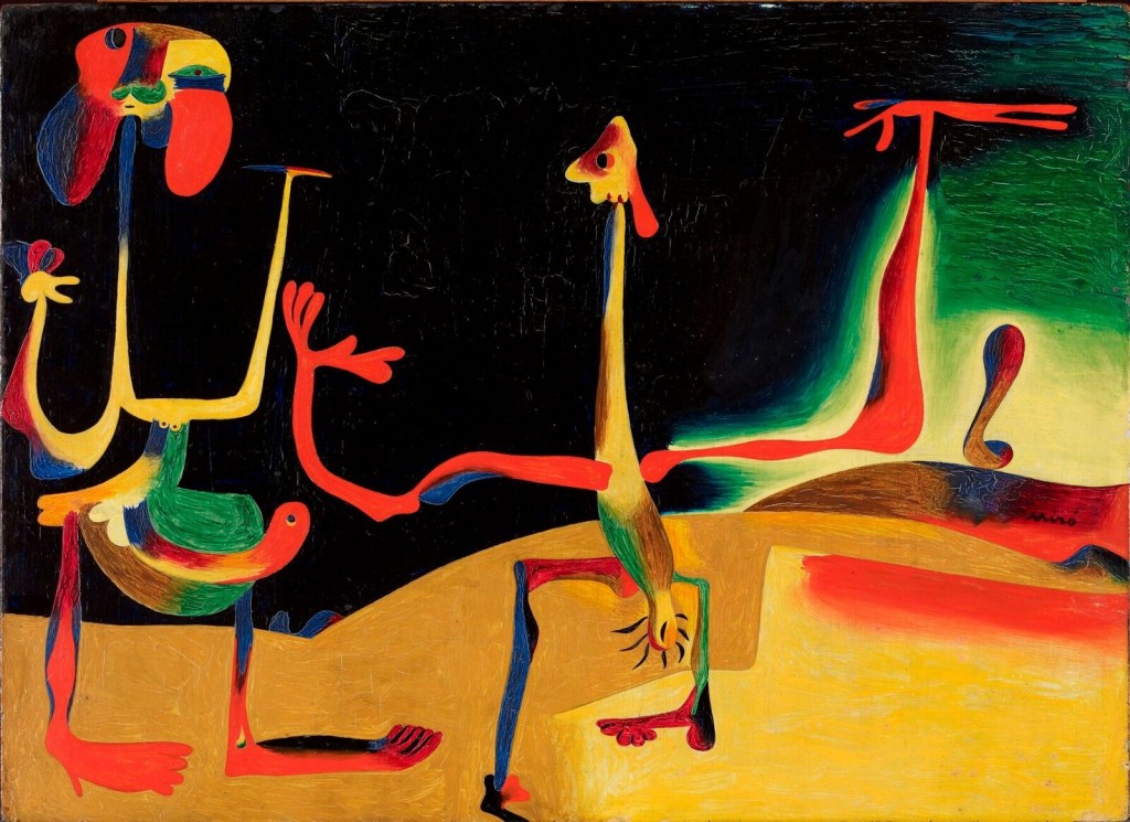 Joan Miró. Home i dona davant d’un munt d’excrements, 1935
