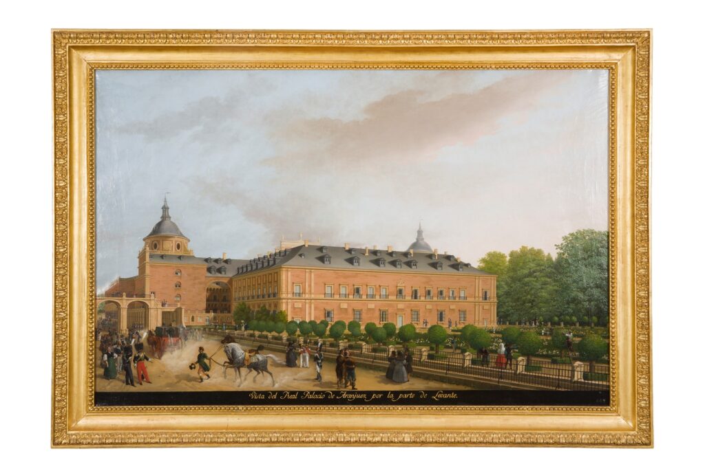 Fernando Brambilia. Vista del Real Palacio de Aranjuez, por la parte de Levante, 1826-1831. Patrimonio Nacional. Fotografía: Mario Sedeño