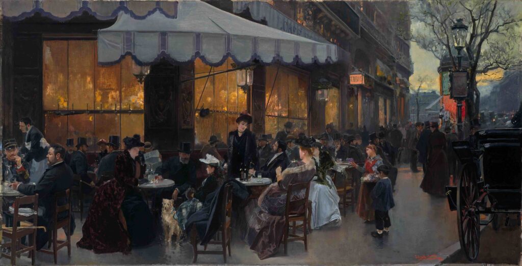 Joaquín Sorolla. Boulevard de París, 1890. Colección particular