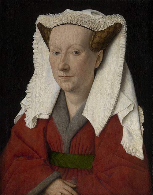 Jan van Eyck. Retrato de Margarita van Eyck