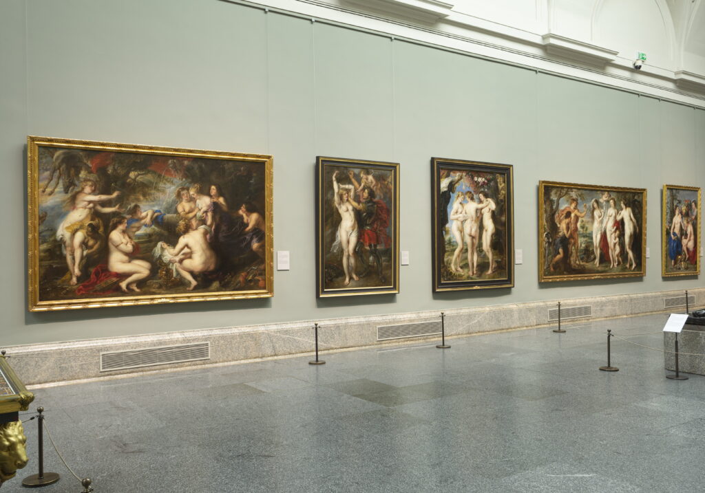 Imagen de la sala 29 en la que se expone Diana y Calisto de Rubens. Foto © Museo Nacional del Prado