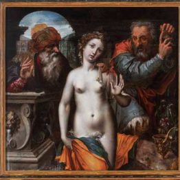 Atribuido a Jan Massys. Casta Susana, hacia 1535-1545. Museo San Te