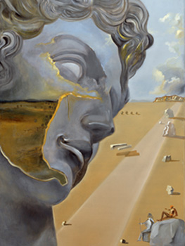 Salvador Dalí. S/T. Según cabeza de “Giuliano de Medici” de Miguel Ángel. 1981-82 © Salvador Dalí. Fundació Gala-Salvador Dalí, VEGAP, Moscú, 2011 