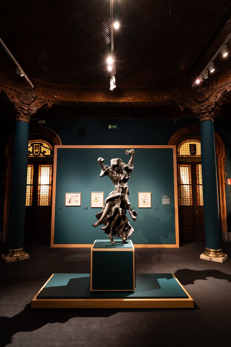 Salvador Dalí. La Crótalos, 1987-1988. Ampliación de la escultura creada en 1974 autorizada por Salvador Dalí