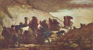 Honoré Daumier. Los fugitivos