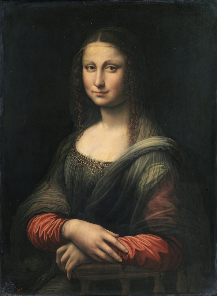 Taller de Leonardo da Vinci. Mona Lisa (antes de la restauración), 1507/1508-1513/1516. Museo Nacional del Prado