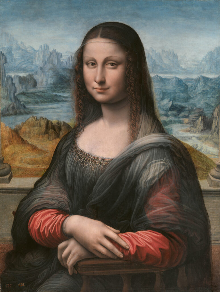 Taller de Leonardo da Vinci. Mona Lisa (antes de la restauración), 1507/1508-1513/1516. Museo Nacional del Prado