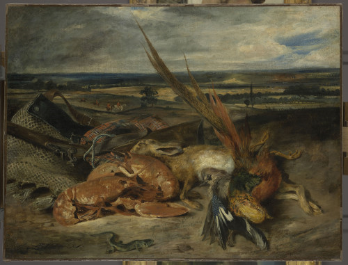 Eugène Delacroix. Nature morte au homard
