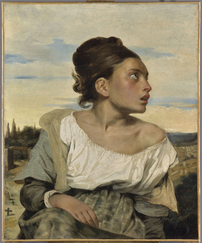 Eugène Delacroix. Jeune orpheline au cimetière. Musée du Louvre © RMN-Grand Palais