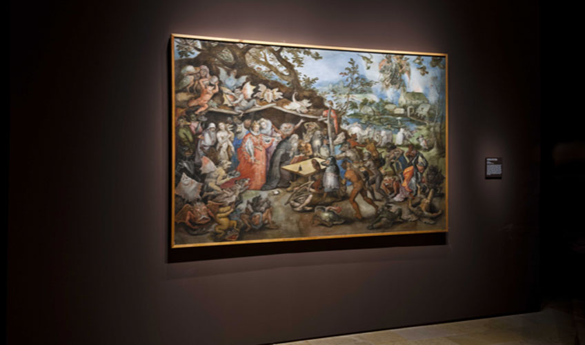 Jan Bruegel de Velours. Las tentaciones de San Antonio, 1625Museo Nacional de Escultura