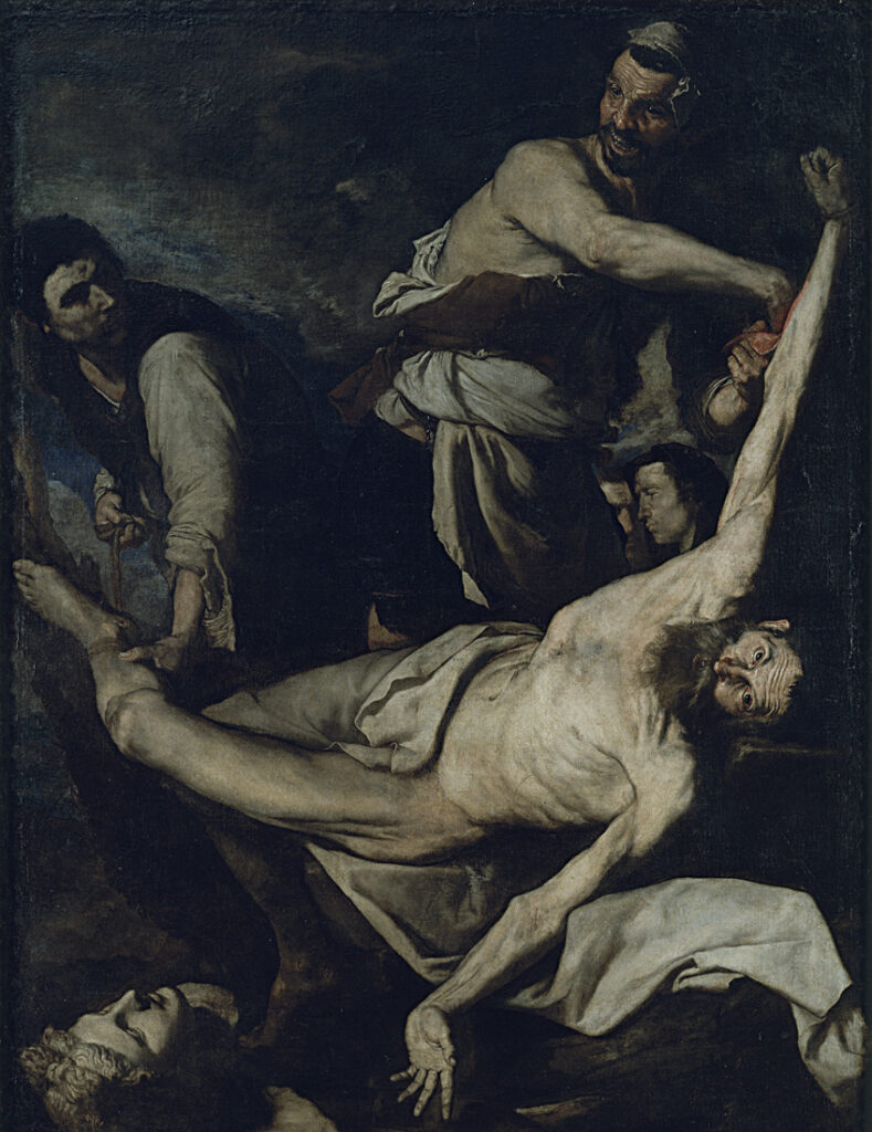 José de Ribera. Martirio de San Bartolomé, 1644. Museu Nacional d’Art de Catalunya