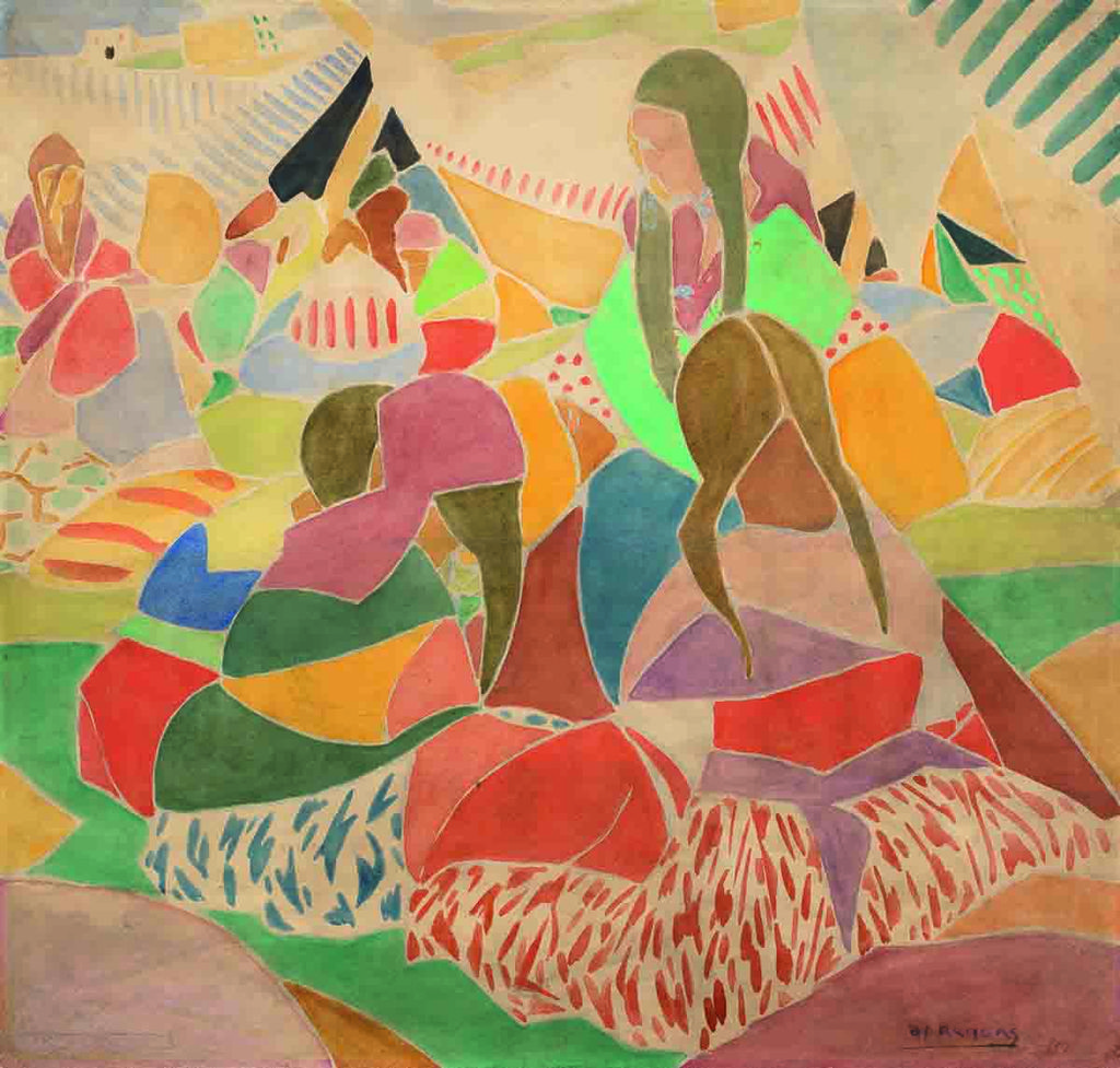 Rafael Barrades. Zíngaras, 1917. Fundación Mapfre