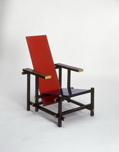 Thomas Gerrit Rietveld. Sillón (Silla roja y azul), 1917-1923. MNAD