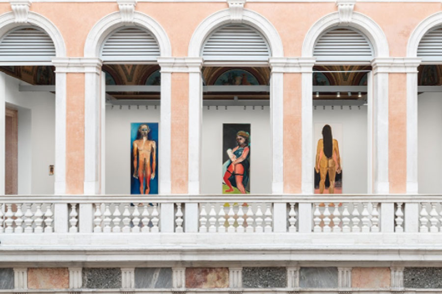 Marlene Dumas. "open-end". Palazzo Grassi, Venecia