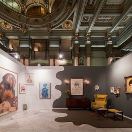 Drawing Room 2018. Círculo de Bellas Artes de Madrid. Stand de la galería Yusto/Giner