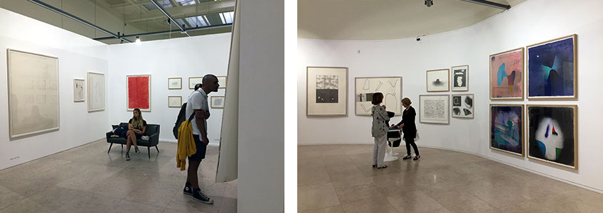Galerías Miguel Nabinho y Arte Periférica en Drawing Room Lisboa 2018