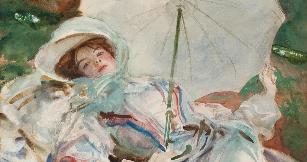 Sargent. The lady with the umbrella, 2011