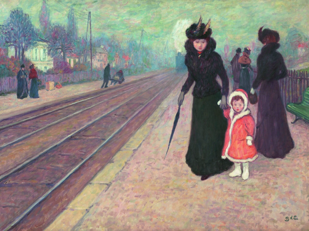 Georges d’Espagnat. La Gare de banlieue, 1896-1897. Musée d’Orsay, París. Donación de Bernard d’Espagnat, hijo del artista, 1979 © Georges D' Espagnat, VEGAP, Madrid, 2024