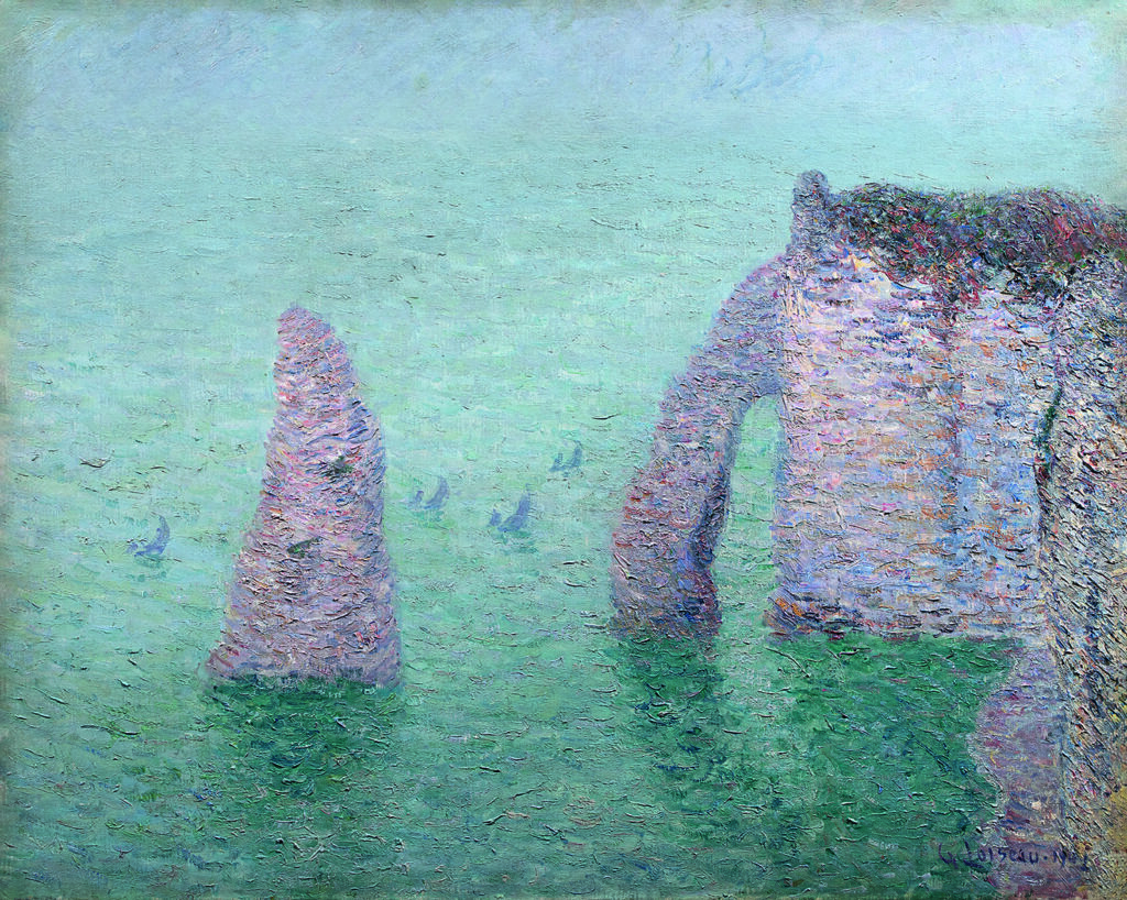 Gustave Loiseau. Gustave Loiseau Étretat, l'Aiguille et la Porte-d'Aval, 1902. Colección particular Photo Archives Durand-Ruel © Durand-Ruel & Cie