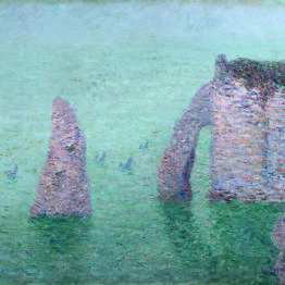 Gustave Loiseau. Gustave Loiseau Étretat, l'Aiguille et la Porte-d'Aval, 1902. Colección particular Photo Archives Durand-Ruel © Durand-Ruel & Cie