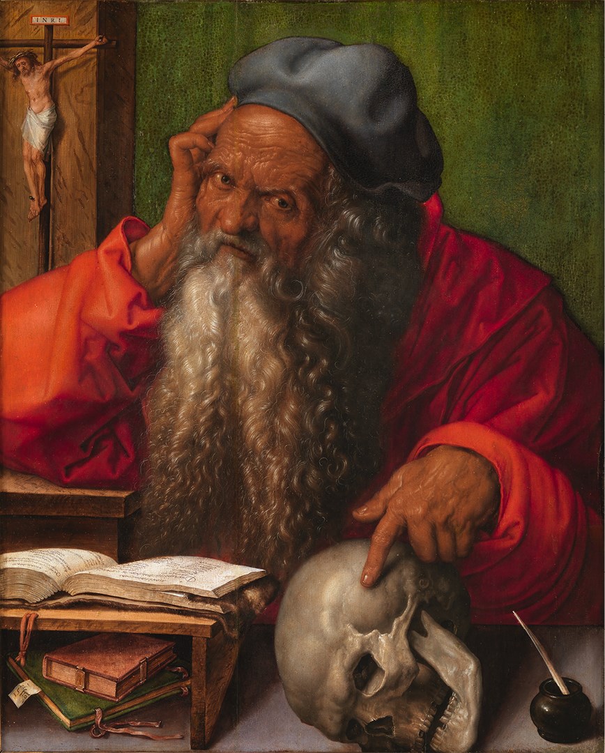 Alberto Durero. San Jerónimo, 1521. Museu Nacional de Arte Antiga, Lisboa