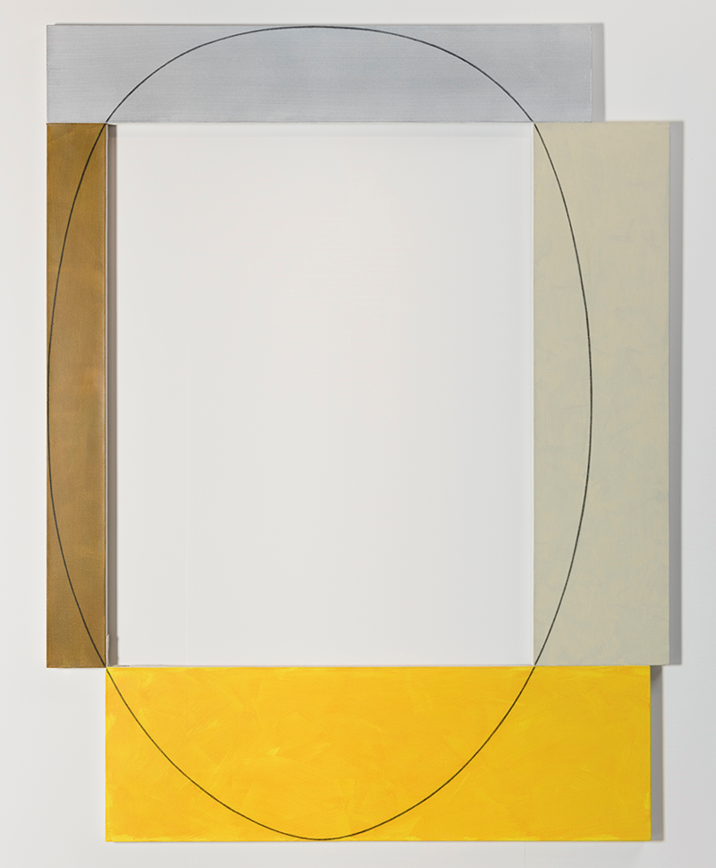 Robert Mangold. Four Color Frame Painting #13, 1985