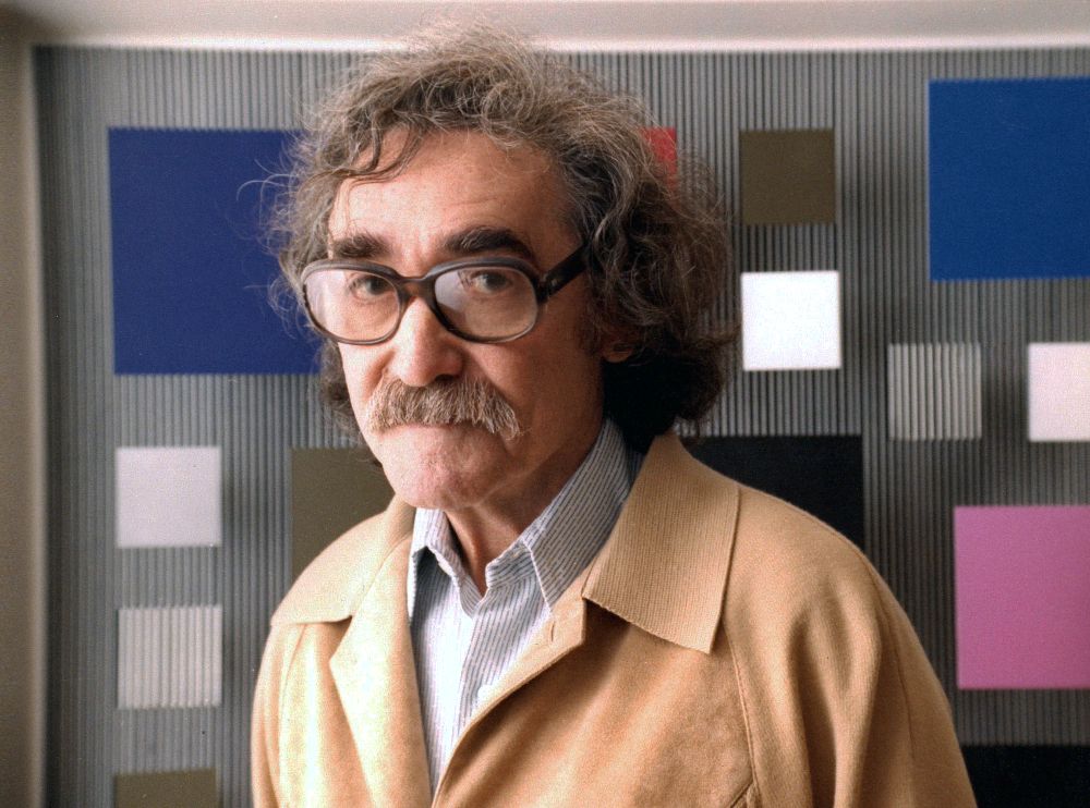 Jesús R. Soto, diciembre de 1982. Fotografía Luis Pérez Mínguez. Cortesía Galería Elvira González