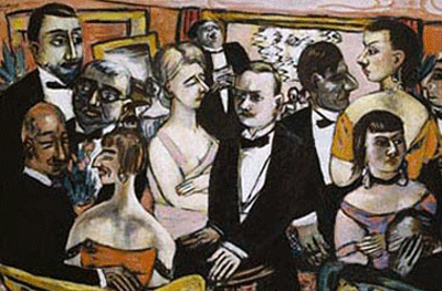 Max Beckmann. Gesellschaft París, 1931. Solomon R. Guggenheim Museum