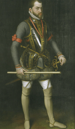 Antonio Moro. Felipe II. Patrimonio Nacional. Real Monasterio de El Escorial. Palacio de los Austrias