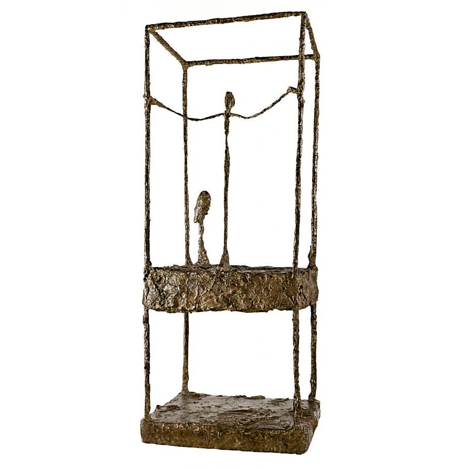 Alberto Giacometti. La jaula (primera versión), 1950. Colección Klewan © Alberto Giacometti Estate/ADAGP y VEGAP 2022