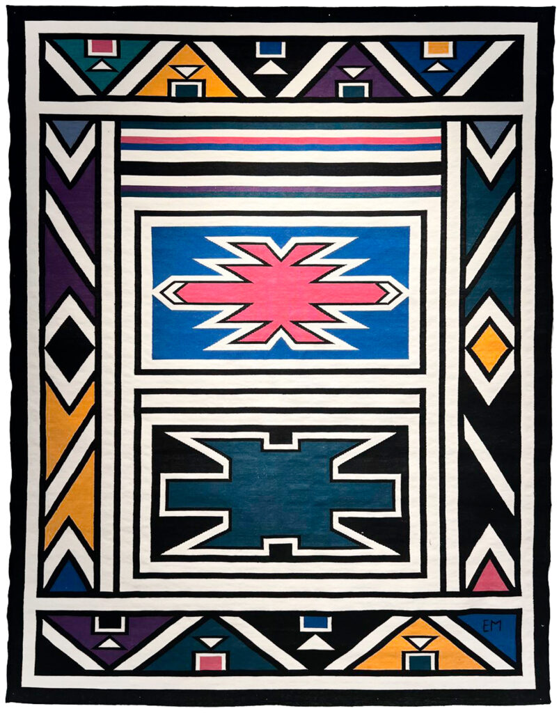 Esther Mahlangu. Woven legends. Gerhardt Braun Gallery