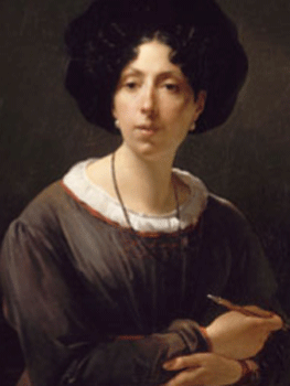 Antoinette Cécile Hortense Haudebourt-Lescot. Self Portrait. Musée du Louvre