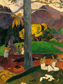 Paul Gauguin. Mata Mua (Érase una vez), 1892. Colección Carmen Thyssen-Bornemisza en depósito en el Museo Thyssen-Bornemisza de Madrid 