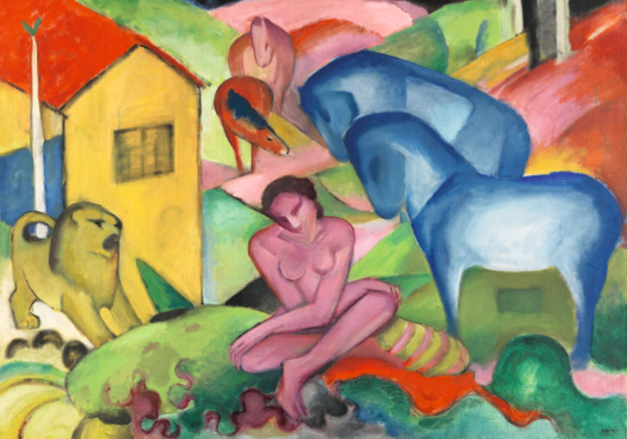 Franz Marc. El sueño, 1912. Museo Nacional Thyssen-Bornemisza, Madrid