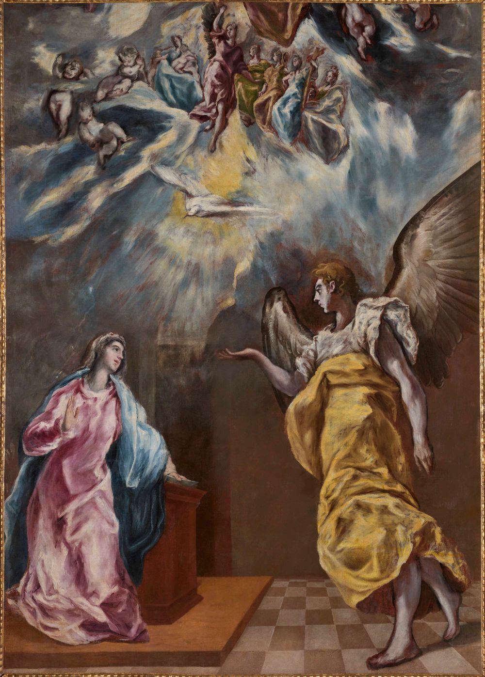 El Greco. Anunciación, 1614. Colección Banco Santander