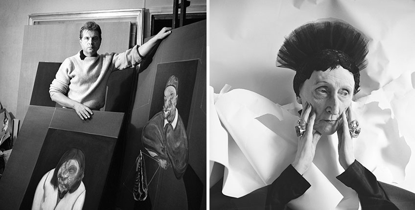 Cecil Beaton. Francis Bacon, 1960 ©The Cecil Beaton Studio Archive at Sotheby’s. Cecil Beaton. Edith Sitwell, 1962 ©The Cecil Beaton Studio Archive at Sotheby’s