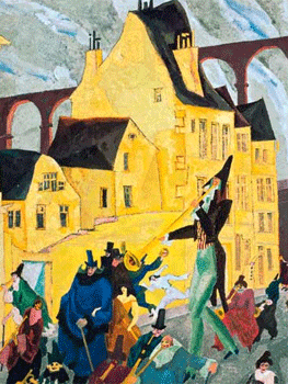 Lyonel Feininger. Carnival in Arcueil