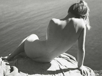 Andreas Feininger. Nude against Sea