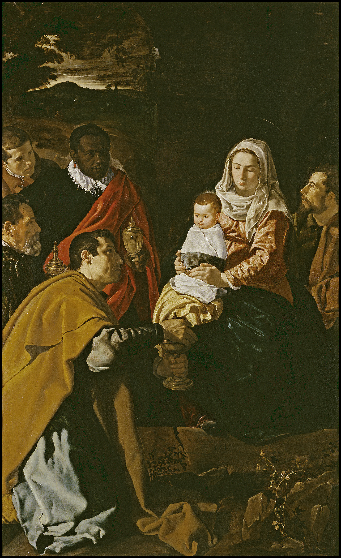 Velázquez. Adoración de los Reyes Magos, 1629. Madrid, Museo Nacional del Prado