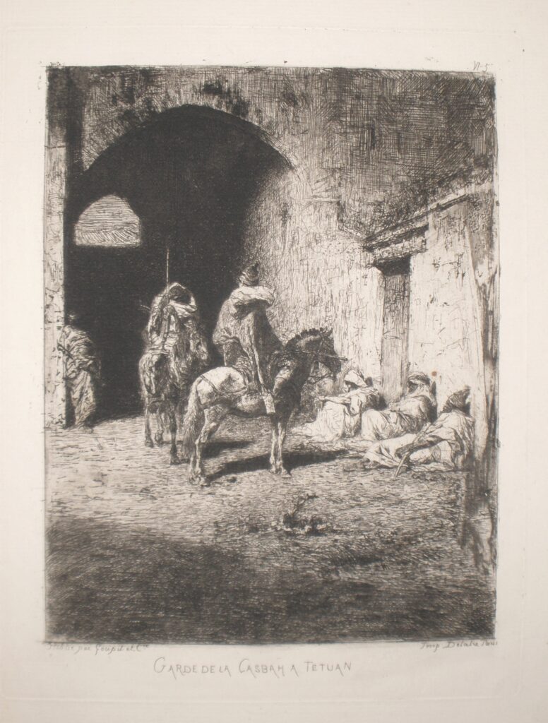 Mariano Fortuny. Guardia de la qasba en Tetuán, 1861. MNAC