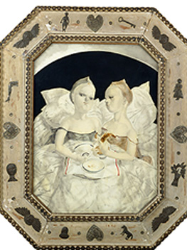 Léonard Foujita, Sisters, 1950 ©ADAGP, Paris & SPDA, Tokyo, 2011