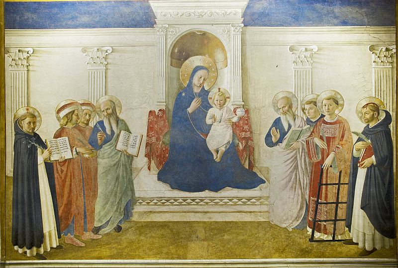Fra Angelico. Madonna delle ombre, 1440-1450. Museo di San Marco