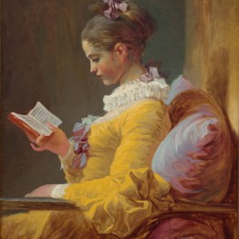 Jean Honoré Fragonard. Young Girl Reading, c. 1769. National Gallery of Art, Washington