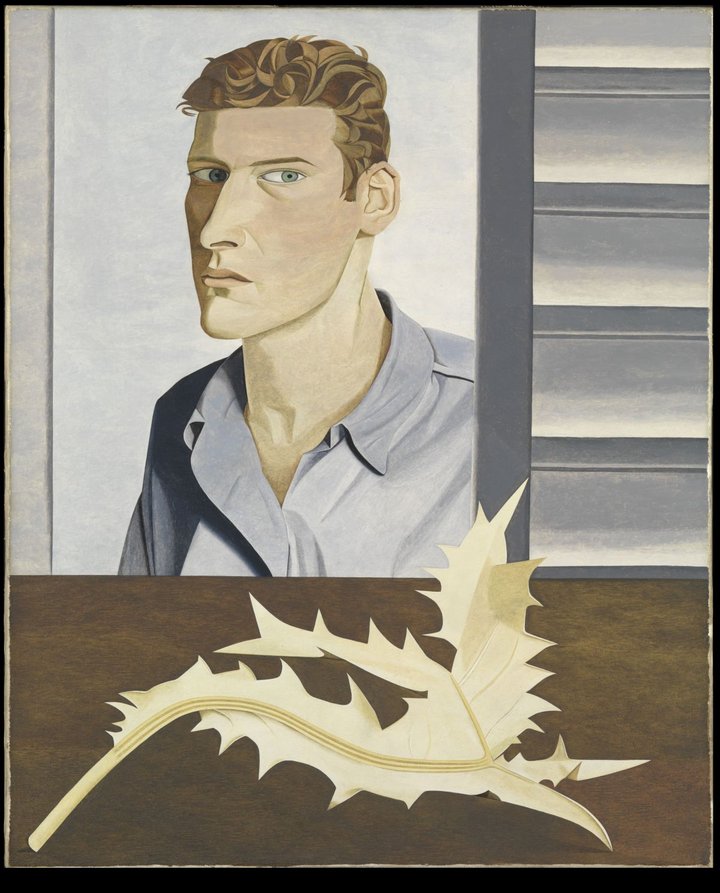 Lucian Freud. Man with a Thistle (Self-Portrait), 1946. The Lucian Freud Archive