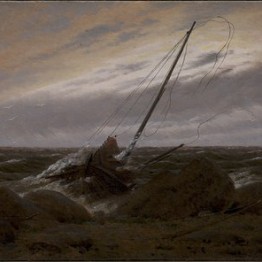 Caspar David Friedrich. Después de la tormenta, 1817. Galería Nacional de Dinamarca