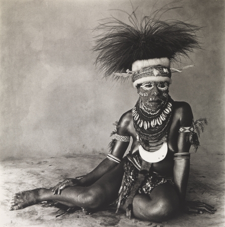 Irving Penn. Sitting Enga Woman, New Guinea, 1970. Smithsonian American Art Museum. © The Irving Penn Foundation
