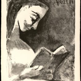 Picasso. Jacqueline leyendo, 1957. Museo Picasso, Casa Natal