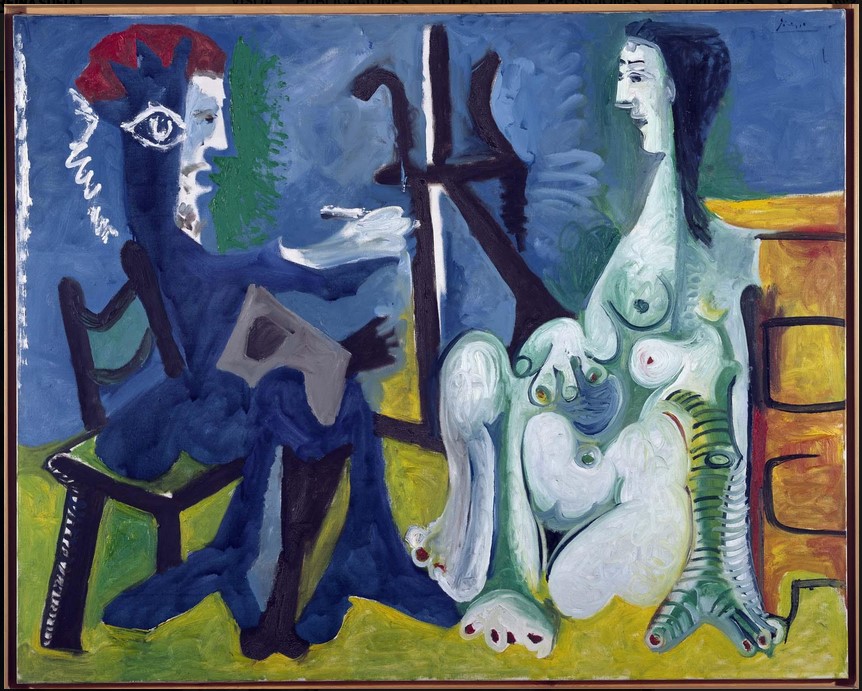 Picasso. Le peintre et son modèle I, 1963. Museo Nacional Centro de Arte Reina Sofía